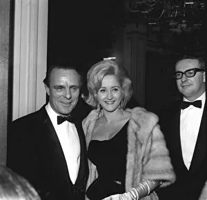 Square Prints: Dickie Henderson and actress Liz Fraser December 1963 at the film premiere of Its a Mad