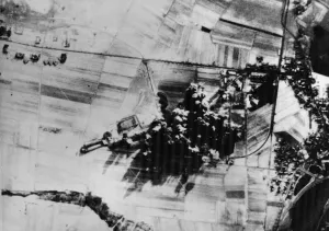 Usaaf Prints: Direct hits from the US 8th Air Force heavy bombers on every building of the Waggun