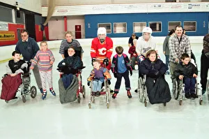 Disabled children and adults had an exciting time on the ice at Billingham Forum