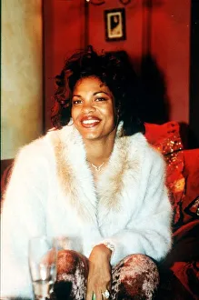 Divine Brown in london to promote sex tv channel Dbase MSI