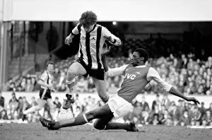 Division 1 football. Arsenal 1 v. Notts County. February 1982 LF08-28-025