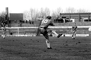 Division 2 football. Chelsea 1 v. Derby County 3. February 1983 LF12-27-049