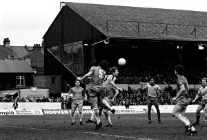 Division 2 football. Watford 1 v. Chelsea 0. February 1982 LF08-38-076