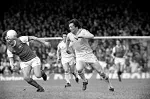 Division One Football 1980 / 81 Season Arsenal v Leeds United, Highbury