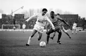 Division One Football 1985 / 86 Season. Chelsea v. Tottenham Hotspur, Stamford Bridge