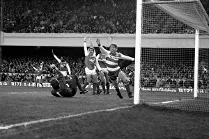 Division One Football 1985 / 86 Season. Arsenal v. Queens Park Rangers, Highbury
