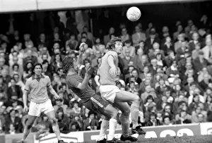 Division one football, Chelsea v Everton 1974 / 75 season