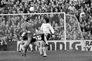 Division Two football Fulham v Chelsea 1976 / 77 season. Fulham won the match three one