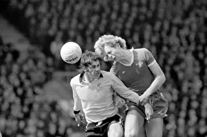 Division Two football Fulham v Chelsea 1976 / 77 season. Fulham won the match three one