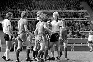 Division Two football Fulham v Chelsea 1976 / 77 season. Fulham won the match three one