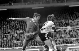 Division Two football Fulham v Chelsea 1976 / 77 season. Fulham won the match three one