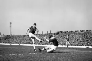 Division Two. Cardiff 0 v. West Ham 3 12th April 1958