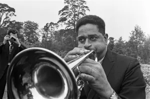 Dizzy Gillespie Jazz Man at Fort Belvedere near Ascot. 5th June 1963