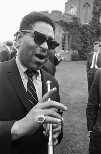 Trumpet Prints: Dizzy Gillespie Jazz Man July 1963 at Fort Belvedere near AscotDizzy Gillespie Jazz Man