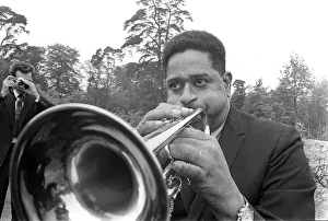 Dizzy Gillespie June 1963 Jazz man at Fort Belvedere near Ascot