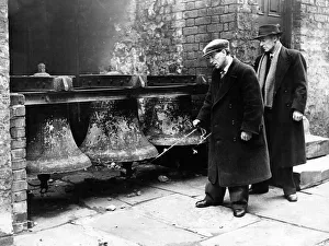 Do-it-yourself blitz style. Four bells survived the destruction of St