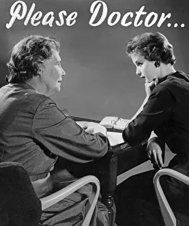 Please Doctor byline image for the Woman Sunday Mirror Feature 7th October 1955