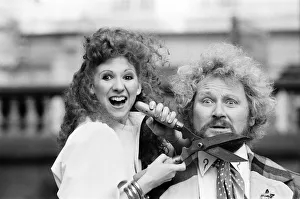Doctor Who actor Colin Baker, photocall with new assistant, actress Bonnie Langford