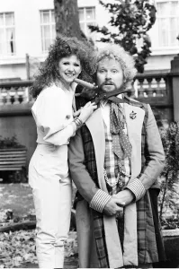 Doctor Who actor Colin Baker, photocall with new assistant, actress Bonnie Langford