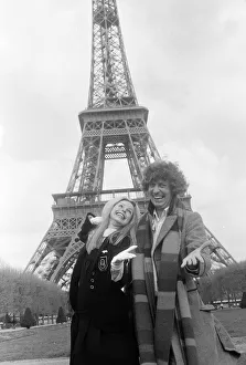 Doctor Who, actor Tom Baker - the 4th Doctor - pictured with fellow Time Lord Romana