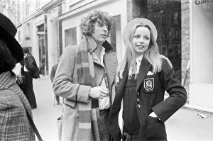 Doctor Who, actor Tom Baker - the 4th Doctor - pictured with fellow Time Lord Romana