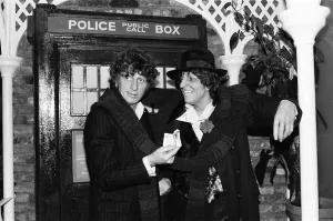 Doctor Who, actor Tom Baker - the 4th Doctor - pictured at Madame Tussauds in London