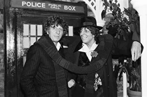 Doctor Who, actor Tom Baker - the 4th Doctor - pictured at Madame Tussauds in London