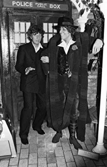00512 Prints: Doctor Who, actor Tom Baker - the 4th Doctor - pictured at Madame Tussauds in London