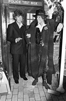 Doctor Who, actor Tom Baker - the 4th Doctor - pictured at Madame Tussauds in London