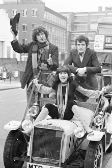 Doctor Who, actor Tom Baker - the 4th Doctor - pictured outside Acton rehersal rooms with