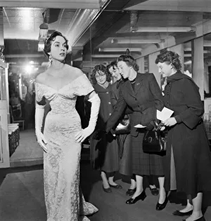 00021 Prints: Does my bum look big in this? Dress Show at one of the great English Couturiers