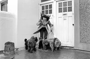 Dogs evicted. Mrs. Fay Hughes. January 1975 75-00437-006