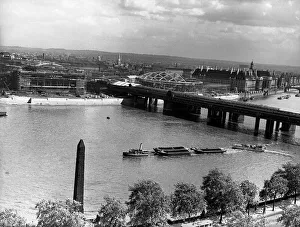 Barge Prints: The Dome for the 1951 Festival of Britain under construction in London 1950 There are