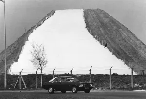 Motors Prints: Dominating the Kirkby skyline, the new artificial ski slope in Bewley Road