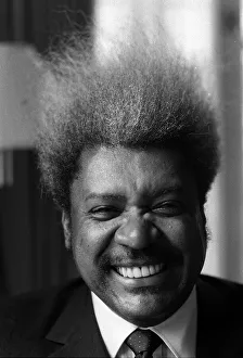 Don King American boxing promoter in London July 1986