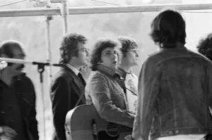 Don Mclean - America singer and songwriter backstage before he performs to a reported 85