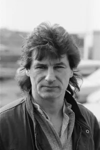 Don Powell of Slade launches work on a new ring road in Wolverhampton. 22nd April 1985