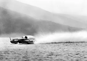 Speed Prints: Donald Campbell breaks the World Water Speed Record at Coniston Water