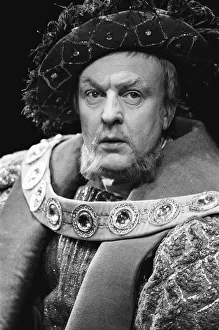 Donald Sinden as King Henry 8th in a scene from Henry 8th, which opens as the RSC