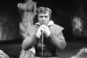 Shakespeare Prints: Donald Sinden seen here on stage as Sebastian in The Tempest'at the RSC