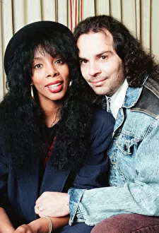 Images Dated 16th October 2012: Donna Summer and husband Bruce Sadano, 2nd May 1989