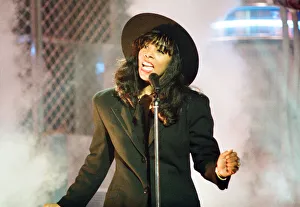 Donna Summer, performing on BBCs Top of The Pops, 1st March 1989