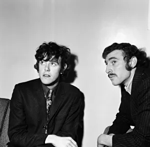 Donovan and his friend Gypsy Dave at Television House ahead of the screening of