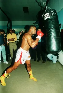 Fitness Prints: Donovan Razor Ruddock boxer ahead of his fight with Lennox Lewis. October 1992