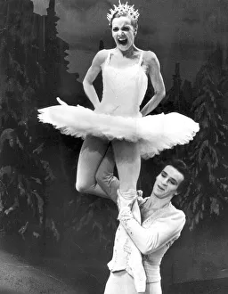 DOREEN WELLS AND PATRICE BART - BALLET DANCERS PRACTISING THE NUTCRACKER SUITE