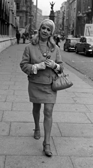 Dorothy Squires Appearing at the Law courts in her action for damages against Granada