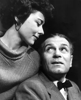 Dorothy Tutin and Sir Laurence Olivier in The Entertainer at The Royal Court Theatre