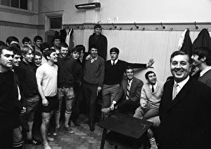 Doug Ellis, new chairman of Aston Villa Football Club, pictured on his first day in
