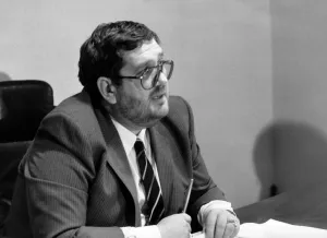 Douglas Park, Businessman and former Hearts Football Club Director pictured at news press