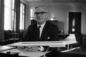 01157 Prints: Dr Archibald Russell, the retiring chairman of the British Aircraft Corporation